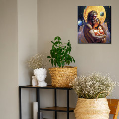 Картина по номерам с поталью «Обнимая счастье» - Фото 1