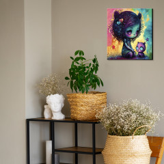 Картина по номерам с поталью «Магическая связь» - Фото 1