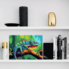 Картина по номерам «Карликовый хамелеон» - Фото 2