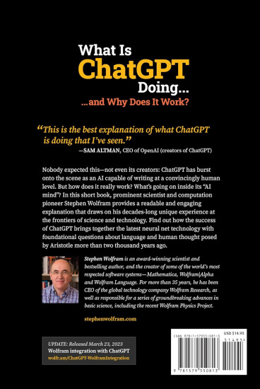 What Is ChatGPT Doing ... and Why Does It Work?