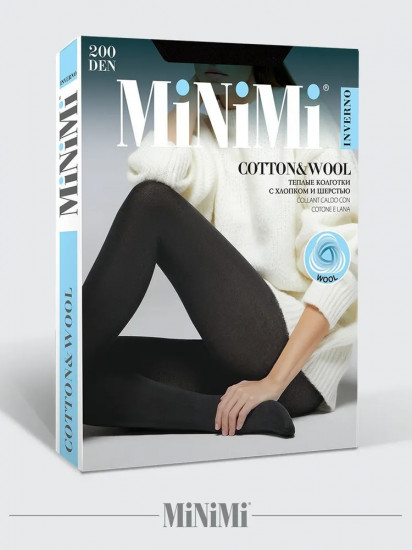 Колготки женские теплые «Cotton & Wool 200»