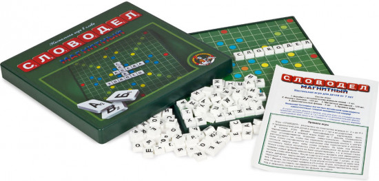 Игра настольная магнитная «Словодел»