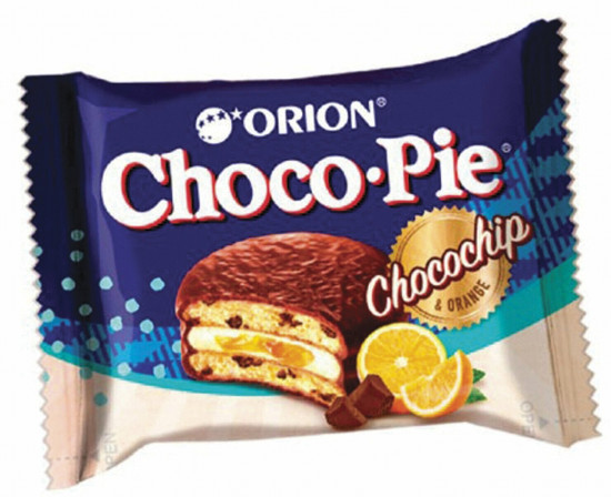 Пирожное со вкусом апельсина «Choco Pie»