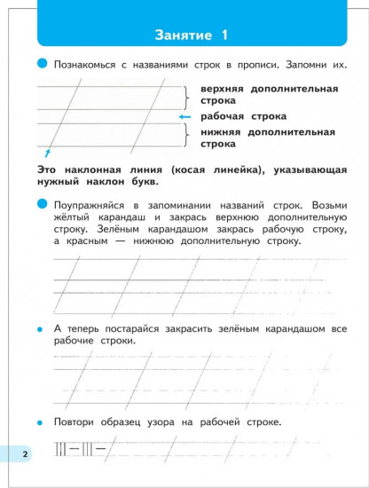Первые уроки письма при подготовке к школе. Начальное обучение