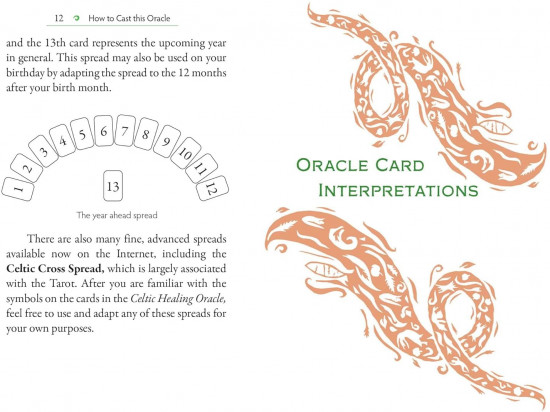 Celtic Healing Oracle. 64 Cards and Guidebook