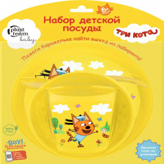 Набор детской посуды «Три кота» - Фото 12