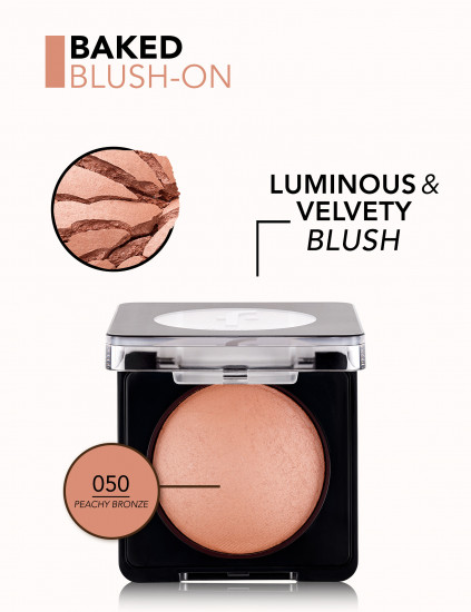 Румяна для лица запеченные «Baked Blush-On», оттенок 050 Peachy Bronze