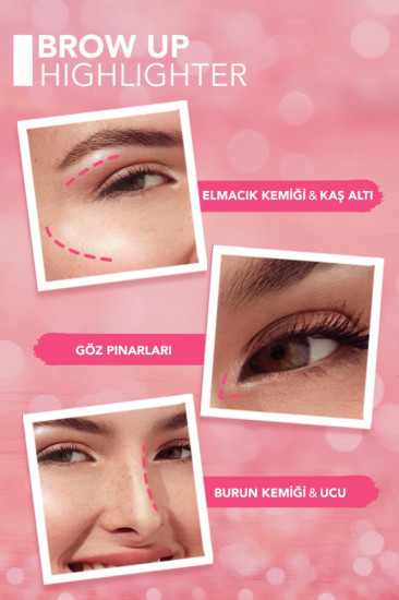 Карандаш-хайлайтер для бровей «Brow Up Highlighter», оттенок 002 Rose Gold