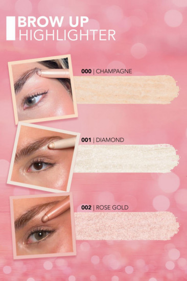 Карандаш-хайлайтер для бровей «Brow Up Highlighter», оттенок 002 Rose Gold