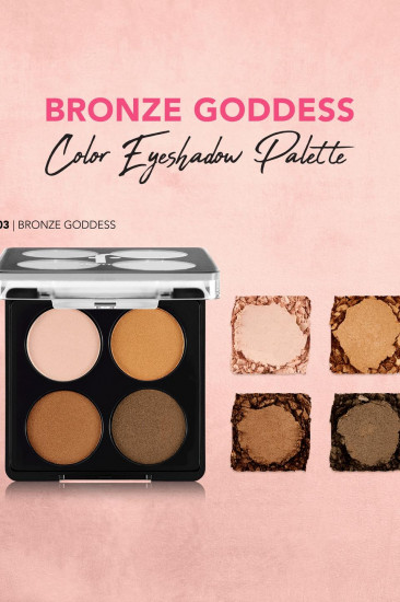 Палетка теней для век «Color Eyeshadow Palette», оттенок 003 Bronze Goddess