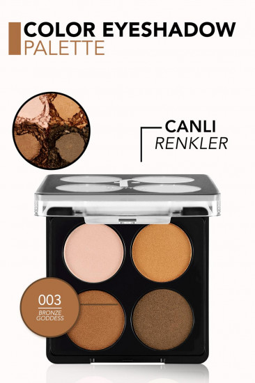 Палетка теней для век «Color Eyeshadow Palette», оттенок 003 Bronze Goddess