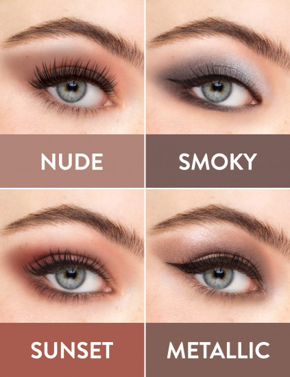 Палетка теней «Eyeshadow Palette», оттенок 001 Nude