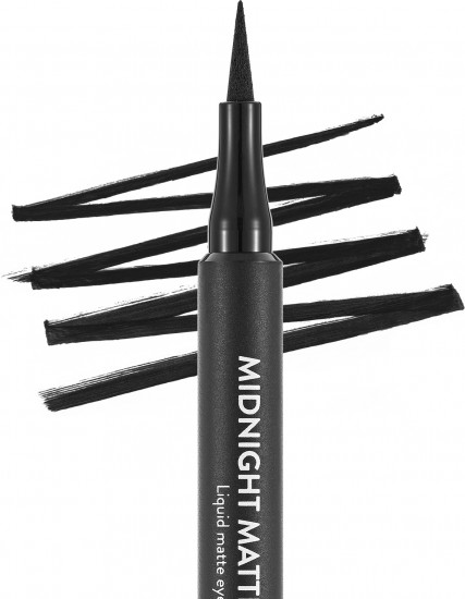 Подводка-фломастер для глаз «Midnight Matte», 001 Black