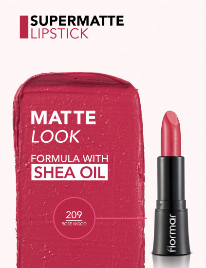 Помада для губ «Supermatte Lipstick», тон 209 Rose wood