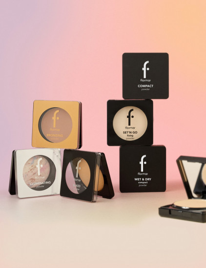 Пудра для лица «C.Powder Compact Powder», оттенок 091 Medium Cream Rose