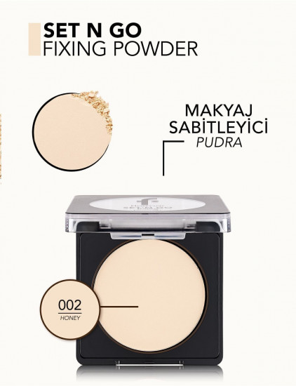 Пудра для лица «Setn Go Fixing Powder», оттенок 002 Honey