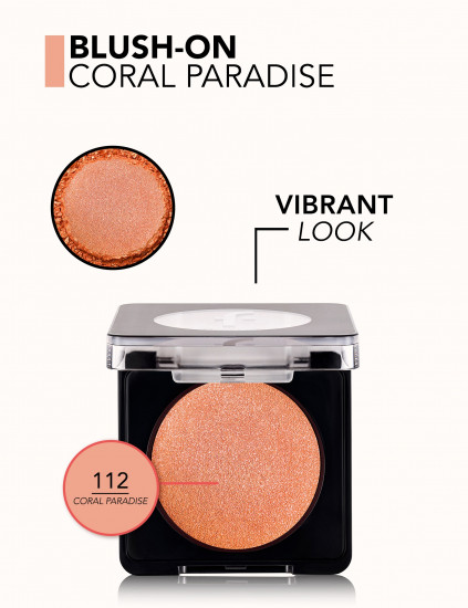 Румяна для лица «Blush-On», оттенок 112 Coral Paradise