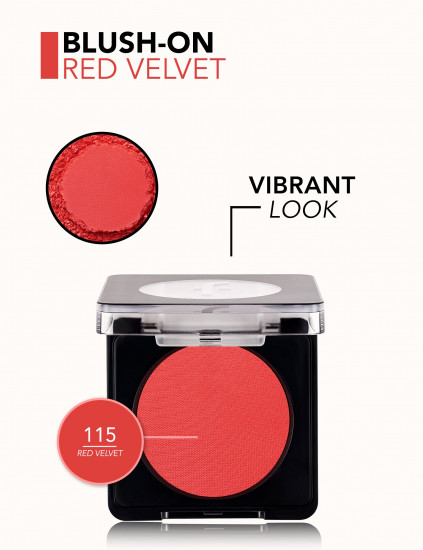 Румяна для лица «Blush-On», оттенок 115 Red Velvet