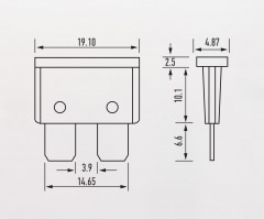 Набор предохранителей флажковых «B3» - Фото 2