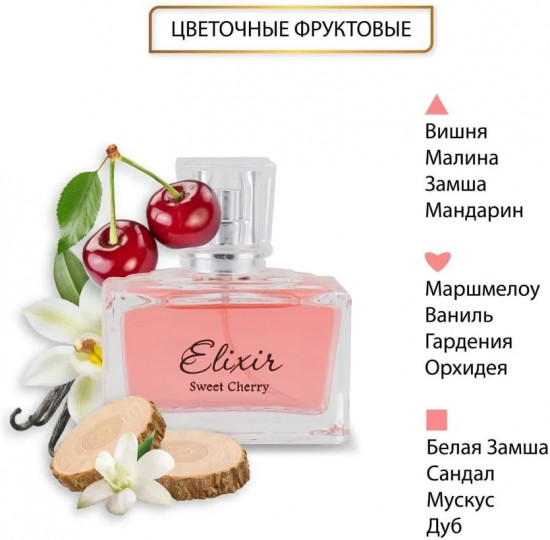 Вода парфюмированная женская «Elixir Sweet Cherry»