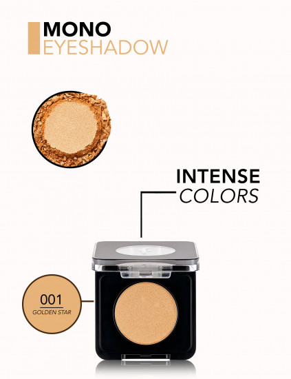 Тени для век «Mono Eyeshadow», оттенок 001 Golden Star