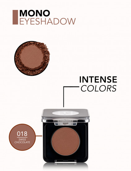 Тени для век «Mono Eyeshadow», оттенок 018 Swiss Chocolate