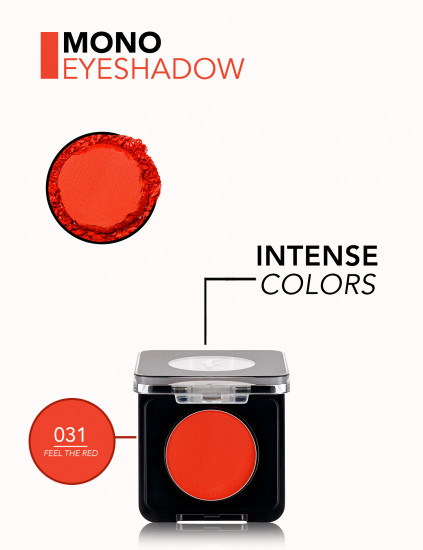 Тени для век «Mono Eyeshadow», оттенок 031 Feel the Red