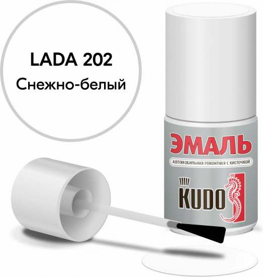 Автоэмаль ремонтная, 202 снежно-белый ВАЗ