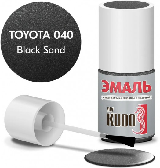 Автоэмаль ремонтная металлик, 040 Black Sand