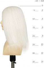 Манекен-голова с плечами конкурсный, жемчужный блонд - Фото 2