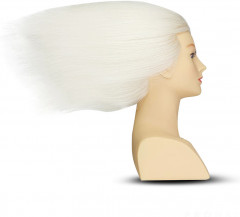 Манекен-голова с плечами конкурсный, жемчужный блонд - Фото 3