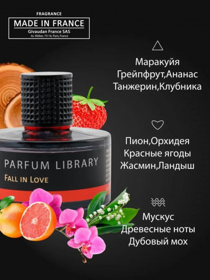Вода парфюмированная женская «Parfum Library Fall in Love»