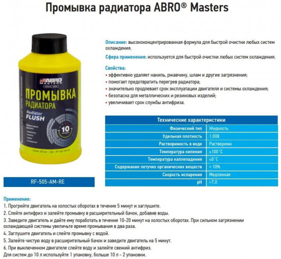 Промывка радиатора