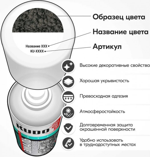 Эмаль по ржавчине, серебристо-коричневая