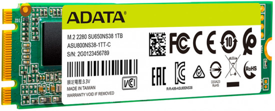 Твердотельный накопитель SSD Adata Ultimate SU650