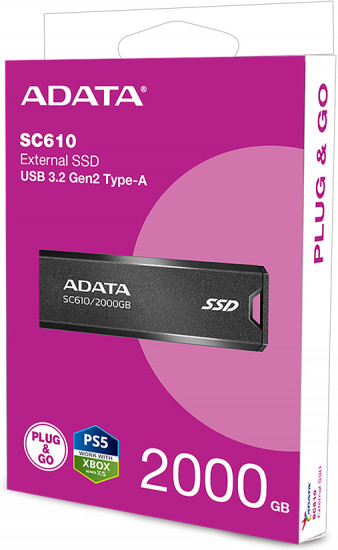 SSD накопитель внешний Adata SC610