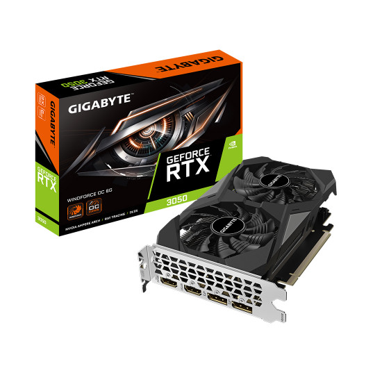 Видеокарта Gigabyte RTX3050 WINDFORCE OC 6G