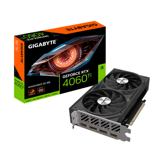 Видеокарта Gigabyte RTX4060Ti Windforce OC 16G