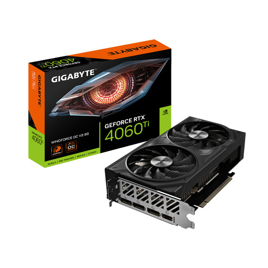 Видеокарта Gigabyte RTX4060Ti Windforce OC V2 8G
