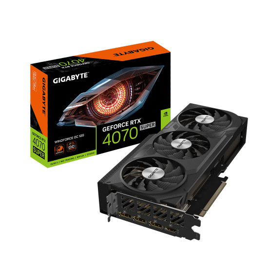 Видеокарта Gigabyte RTX4070 Super Windforce OC 12G