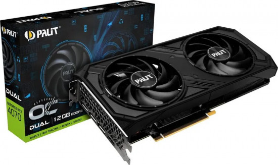 Видеокарта Palit Microsystems RTX4070 DUAL OC D6 12GB