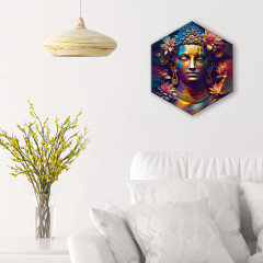 Картина по номерам с поталью «Будда» - Фото 1