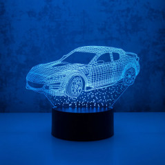 Ночник-светильник 3D детский светодиодный «Авто» - Фото 6