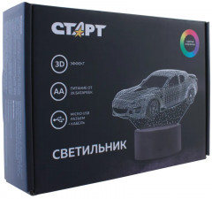 Ночник-светильник 3D детский светодиодный «Авто» - Фото 14