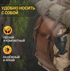 Фонарь ручной LHE 515-B1 Black - Фото 9