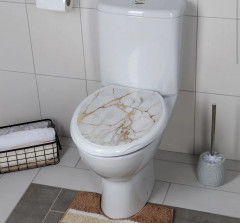 Сиденье с крышкой для унитаза - Фото 1