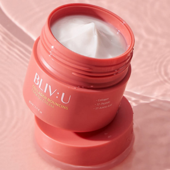 Крем коллагеновый для тургора кожи с пептидами «Collagen Bouncing Firming Cream»