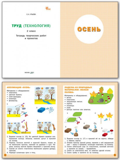 Труд (Технология). 2 класс. Тетрадь творческих работ и проектов