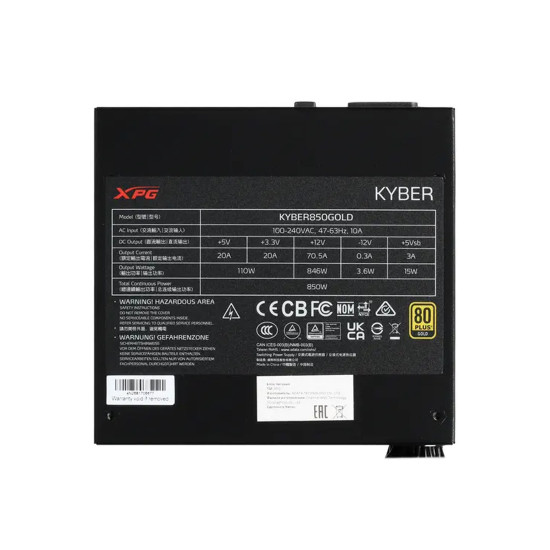 Блок питания XPG KYBER 850W Gold
