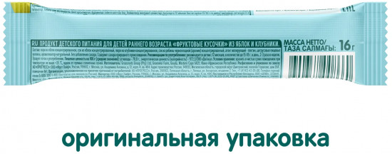 Кусочки фруктовые из груш, яблок, слив и ананасов «Осьминожка»